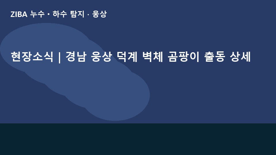 현장소식 | 경남 웅상 덕계 벽체 곰팡이 출동 상세